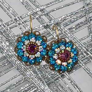 Liz Palacios flower drop earrings